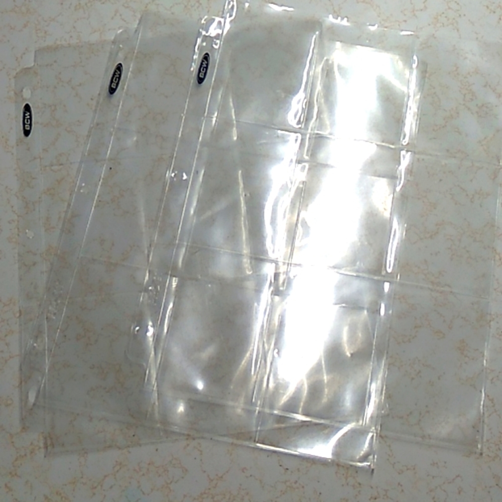 Baseball card sleeves